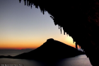 希腊爱琴海绝妙日落
