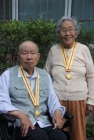 爸爸妈妈荣获抗战胜利70周年荣誉纪念章
